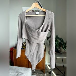 A&F Body Suit - Tan